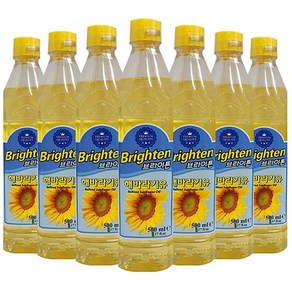 브라이튼 터키산 프리미엄 오일 해바라기유 500ml, 7개