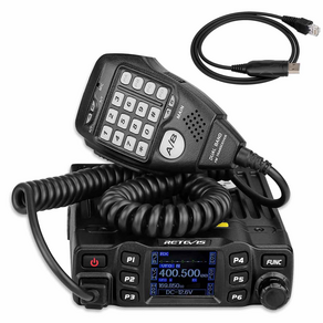 RETEVIS RT95 차량용 생활무전기 UHF VHF 듀얼 밴드 아날로그 무전기 이동 모바일 트랜시버 양방향 무전기 휴대용 이동식 고성능 아마추어햄 베이스형 무전기