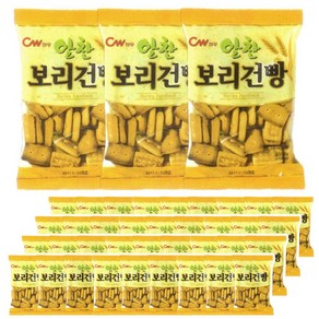 청우 알찬 보리건빵 3번들 225g, 12개