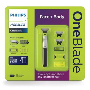 Philips Noelco OneBlade Face + Body Electic Timme and Shave 108021