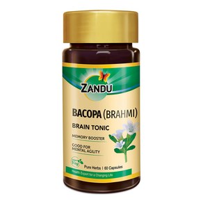 Zandu Bacopa (Bahmi) Capsules: An Age Old Ayuvedic Remedy Made Using Natual Extacts of Bahmi