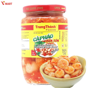 Vmart 베트남 양념 가지 피클 가지절임 CA PHAO DAM TOM 410g