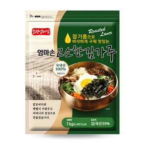 보령 엄마손 고소한 김가루 업소용, 4개, 1kg