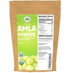 유기농 인도산 암라 파우더 Amla Powder (Amalaki) 453g