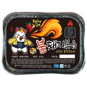 한돈 불돼지볶음 400g 매운맛 불닭볶음 두루치기 제육볶음 100% 국내산, 1개