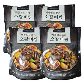 백종원의 본가 소갈비찜 500g 4개