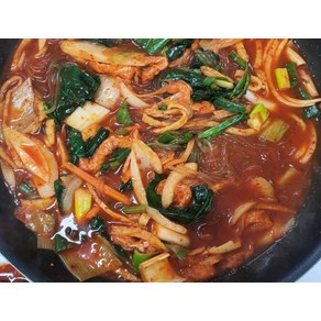 군산매운잡채 택배 매운잡채 밀키트 매운맛 2팩 4팩, 2개