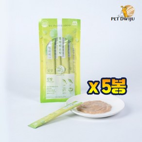 마이베프 강아지 고양이 짜먹는간식 별자리스틱 4p, 유리너리 (비뇨계), 60g, 5팩