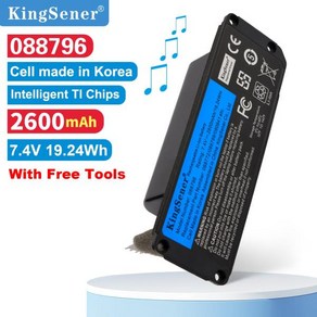 KingSene 088796 088772 080841 파랑색투스 스피커 무선 배터리 보스 사운드링크 미니 2 7.4V 2600mAh, 한개옵션0, 1개