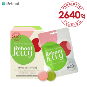 어린이유산균 포스트바이오틱스 2640억 리부트 유산균젤리, 27g, 6개