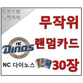 NC 다이노스 야구 포토카드 랜덤카드 30장 트윈스샵 야구카드 야구팬 선물 수집