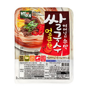 건면 얼큰한 백제 쌀국수 얼큰한맛 90g, 92g