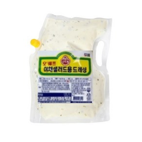 오뚜기 오쉐프 야채 샐러드용 드레싱 3kg 업소용 대용량 빠른배송, 1개