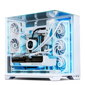 몬스타PC 비전 일체형수냉 i7-14700K RTX 4080 SUPER 32G, 화이트, 1TB, 32GB, Fee DOS