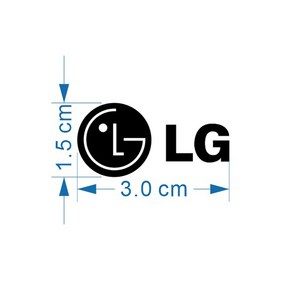 LG 금속 스티커 세탁기 냉장고 모니터 로고 스티커 휴대폰 라벨 스티커 가전 제품 스티커, 01 A.1PCS, 01 CHINA