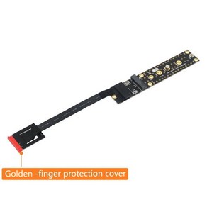 NGFF M.2 키 A/E 수-M.2 NVME M 암 컨버터 변환기 보드 어댑터 라이저 케이블 브라켓 포함 2230 2242 2260 2280 SSD, 1개