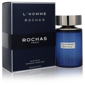 로샤스 Lhomme Rochas Eau De Toilette Spay 100 ml fo Men, 1개, 1개, 100ml