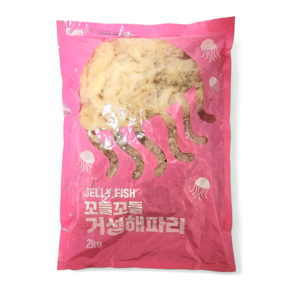 해파리발/머리2kg 무염(해파리80%식염수20%)해파리냉채