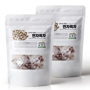 늘해찬 볶은 국산 연자육차티백 연육차 삼각티백 대용량, 1g, 50개입, 2개