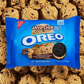 OREO 자바 칩 맛 크림 초콜릿 샌드위치 쿠키 틱톡 개추템, 482g, 1개