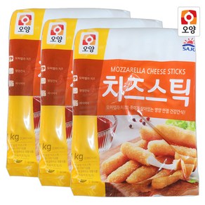 [사조오양] 모짜렐라 치즈스틱 1kg, 3개