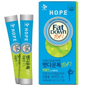 CJ제일제당 팻다운톡 다이어트 식품 애플, 27g, 1개