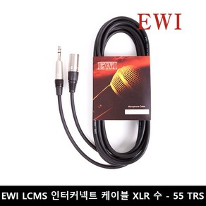 EWI LCMS 인터커넥트 케이블 XLR 수 - 55 TRS 오디오신호케이블 3M