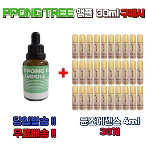 PPONG TREE 앰플 30ml 구매시 윤조에센스 4ml 30개 증정, 1개, 50ml