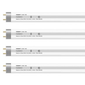 오스람 FL FHF 직관형광등 18W 4개, 주광색