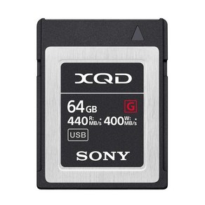 소니 SONY XQD 메모리 카드 64GB QD-G64F 쓰기 속도 400MBs 읽기 속도 440MBs