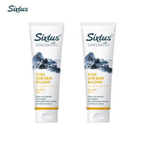 식스투스 풋 앤 레그 밤 크림 125ml x2 Sixtus, 2개