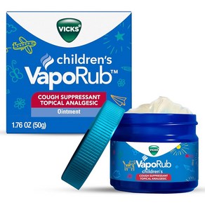 빅스 베이포럽 바포럽 오인트먼트 Vicks Vapo Rub, 3. 50g 어린이용 (Childen's), 1개