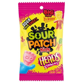 [미국직배송]사워패치 키즈 듀오 소프트 앤 츄이 캔디 226g Sour Patch Kids Duos Candy