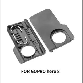 GoPo 8 방수 케이스필터 포함 Go Po8 60M 하우징용 방수 블랙 다이브 케이스 수중 액션 카메라 액세서리, [02] Lock buckle