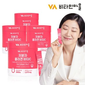 비타민마을 저분자 콜라겐 비타C 60포 x 4통 (총8개월분), 60g, 4개