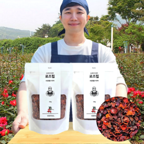 1+1 반듯한청년 로즈힙 티 100g 2봉 리필팩 차