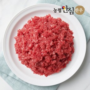 농협안심한우 1등급 한우 다짐육 이유식 소고기 (400g/냉장), 1개