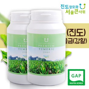 진도울금 진도 울금(강황) 환 300g 농부가 직접재배 진도장모와 서울큰사위, 2개