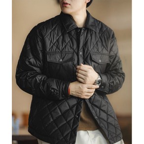 남성 패딩 카고 아메리칸 빈티지 누빔 아가일 자켓 루즈핏 보온 코트 가을 겨울 Quilted Jacket FTH2407832