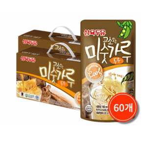 [삼육] 삼육두유 미숫가루두유 60파우치 유통기한 4달 이상 빠른배송, 190ml, 60개