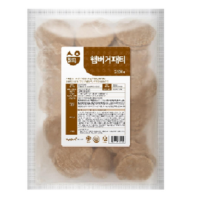 삼양 햄버거패티, 2.5kg, 1개