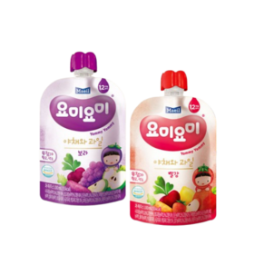 요미요미 야채와과일 빨강12+보라12 (총24팩), 125ml