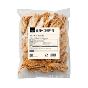 바이오마켓_모노쉐프 오징어다리튀김(이까게소) 1kg, 2개