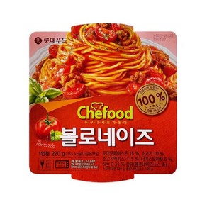 Chefood 볼로네이즈 스파게티 220gx6