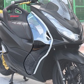 PCX 사이드 바이저 대형 좌우 방풍 가드 바람막이 혼다 21-22 pcx 125 튜닝 파츠, 1개