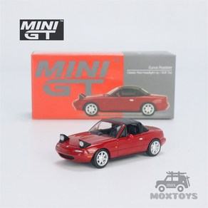 미니어처 축소모형 mini gt 1:64 mazda miata mx-5 (na) 레드 소품, 없음