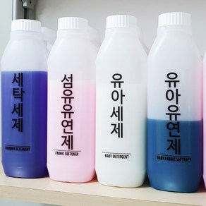 홈꾸 액체 세제통 2L 세제 소분 용기, 1개