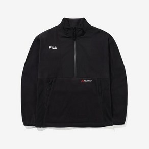 [휠라] [FILA] 남여공용 폴라텍 우븐배색 아노락 (FS2POE4210X_BLK) (FS2POE4210X_BLK)