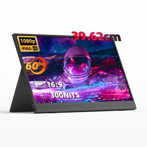 ZSUS 휴대용 모니터 게이밍모니터 15.6inch IPS FHD, PM15A, 39.6cm