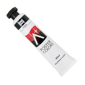 알파 A+ 포스터칼라낱색 40ml, 28 Poppy Red